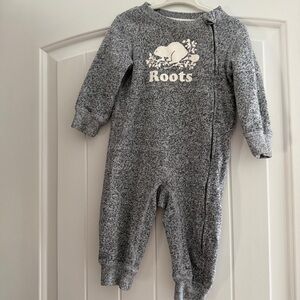 Roots Heather Gray Kids Romper One Piece